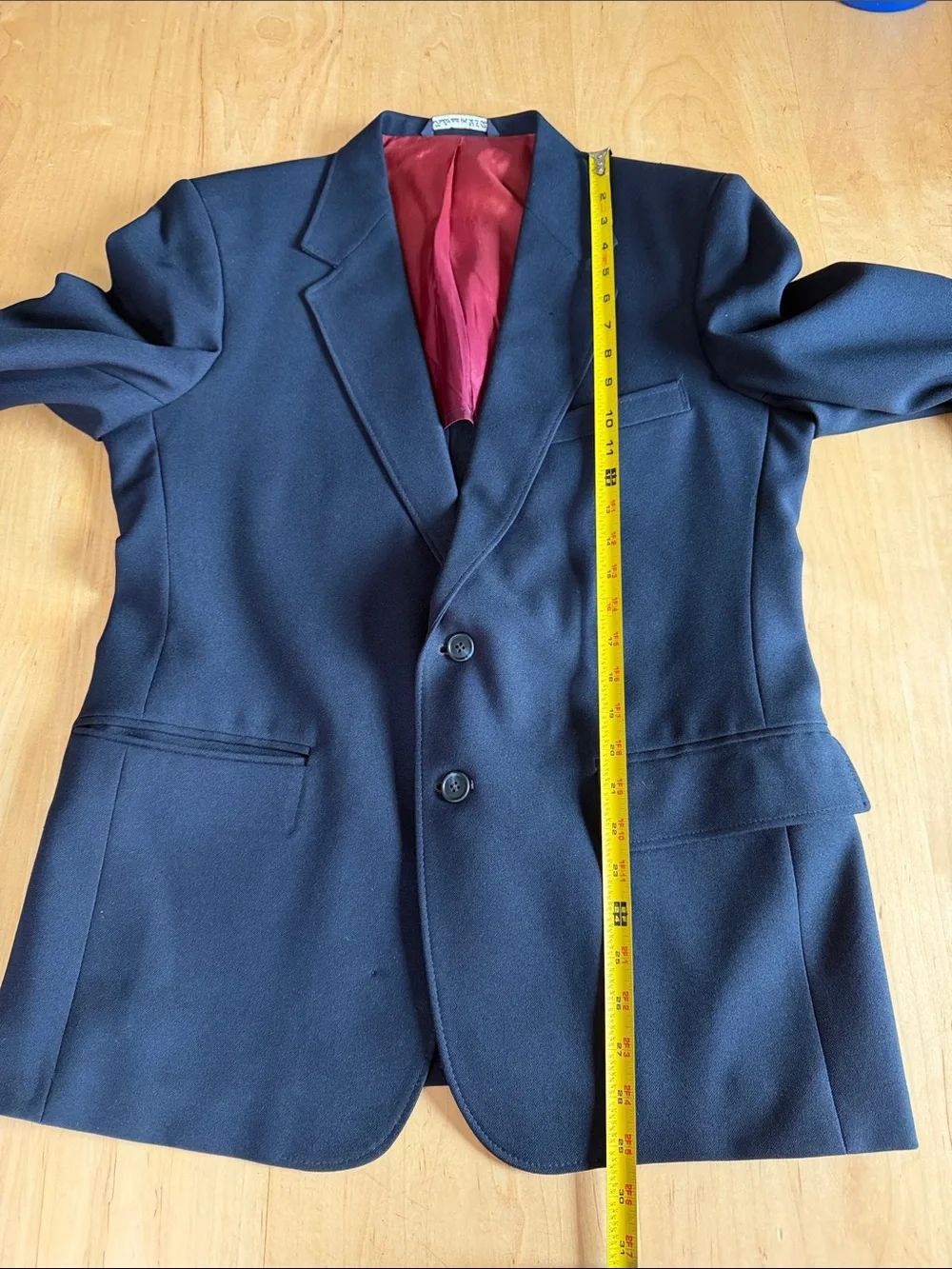 Vintage Classic COLLECTION Navy Suit with Red Lining